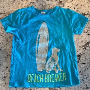 Crewcuts short sleeve surfer dog tee size 6/7